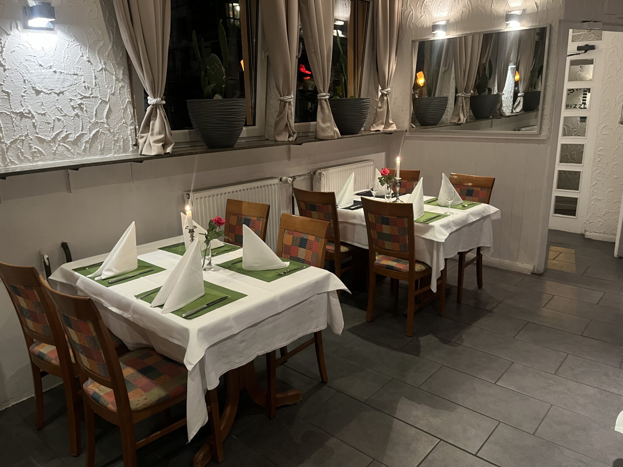 Gastraum im Restaurant Mediterraneo Mainz